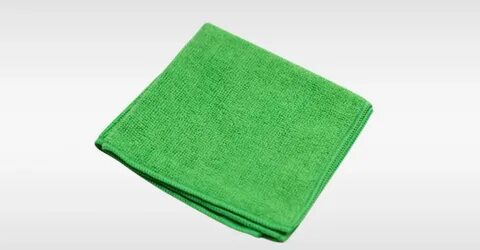 Салфетка из микрофибры 40*40, пл. 300гр зелёная